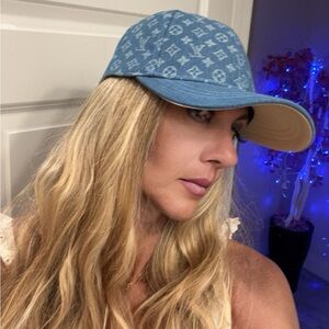 Inspired denim hat , new